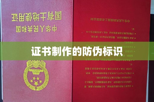台儿庄证书制作的防伪标识