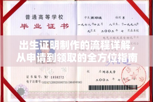 扶沟出生证明制作的流程详解，从申请到领取的全方位指南